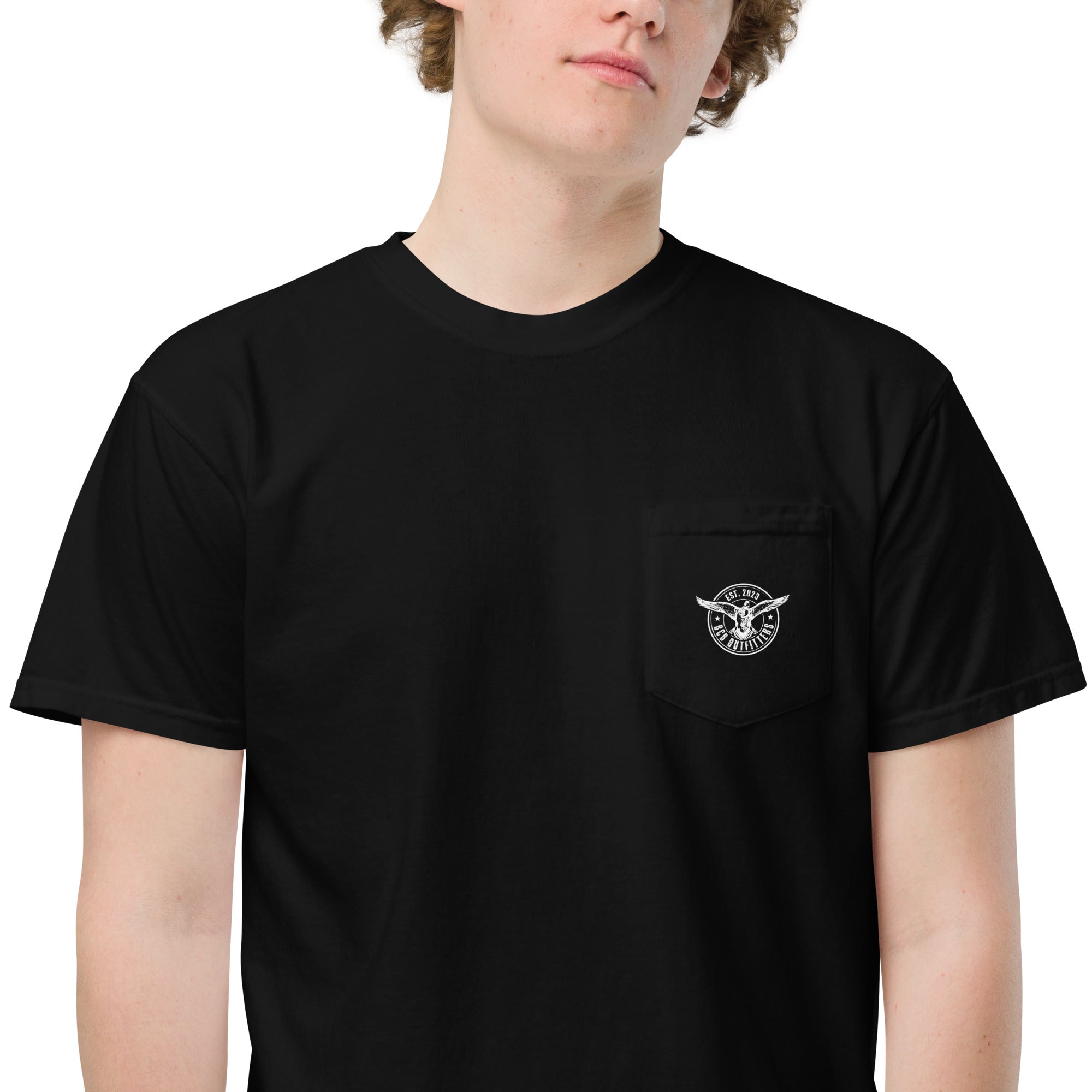 BCB OUTFITTERS  I  DYED POCKET T-SHIRT BCB Outfitters